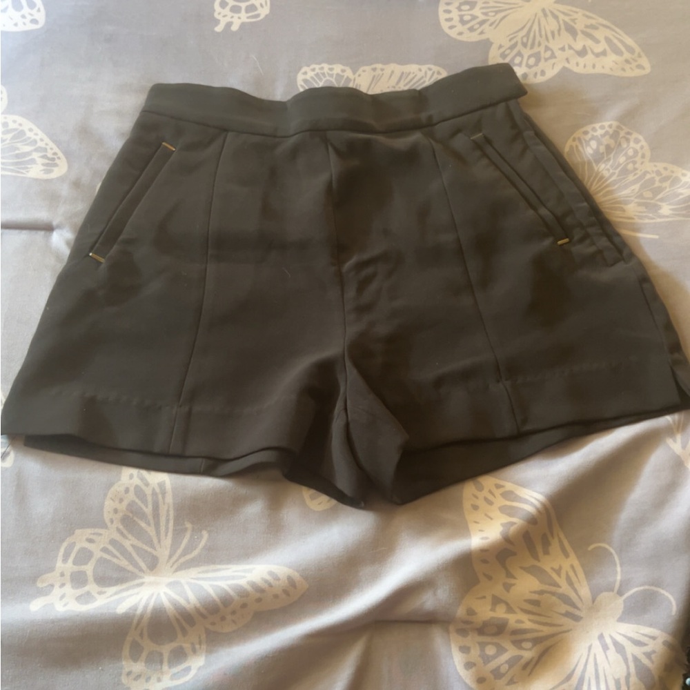 H&M High Waist Black Shorts